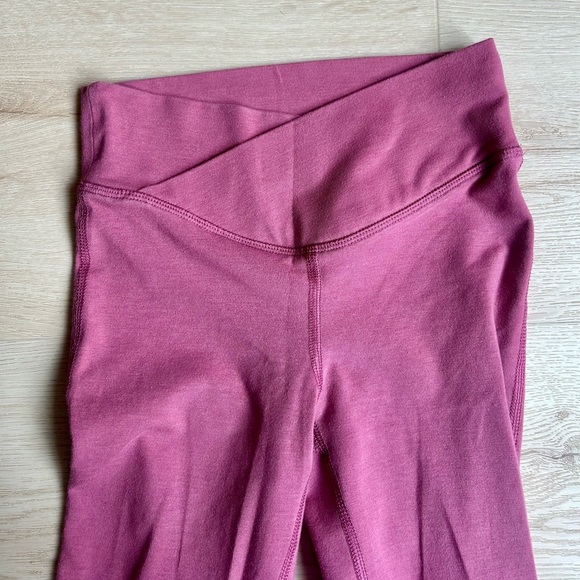 Girls High Rise Crossover Flare Leggings S(6/7) - Picture 2 of 4